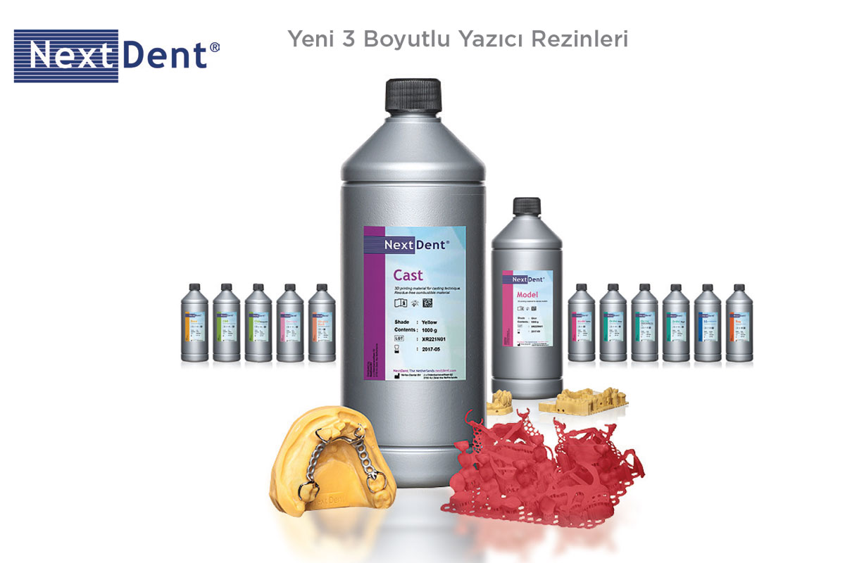 NextDent 3 Boyutlu Yazıcı Reçineleri 